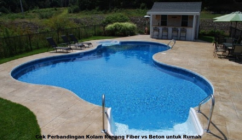 Cek Perbandingan Kolam Renang Fiber vs Beton untuk Rumah